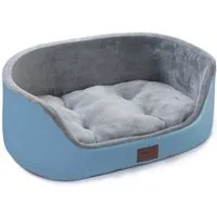 M-Diamant Tierbett Orthopädisches Hundebett Komfortables Hundekissen Hundesofa mit Rand, Polyester, ideal als Kopfstütze