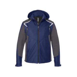 KÜBLER BODYFORCE Winter Softshell Jacke dunkelblau/anthrazit XXL - 1325 5375-4897-XXL
