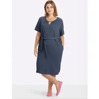 Sheego Etuikleid Kleid Kurzarm