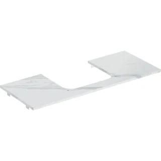 Geberit ONE Waschtisch-Platte, Ausschnitt mittig, für Aufsatzwaschtisch 505115001