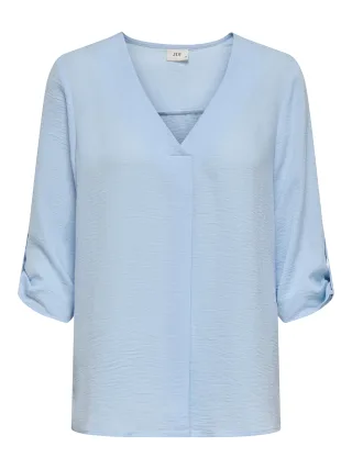 JDY - JDYDIVYA LIFE 3/4 TOP WVN NOOS Cerulean - Gr. - 40
