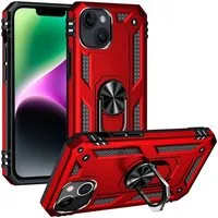 CoolGadget Handyhülle Armor Shield Case für Apple iPhone 14 6,1 Zoll, Outdoor Cover mit Magnet Ringhalterung Handy Hülle für iPhone 14