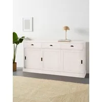 OTTO home Sideboard Schröder, Kommode, 3 Schiebetüren, 3 Schubkasten, aus massivem Kiefernholz
