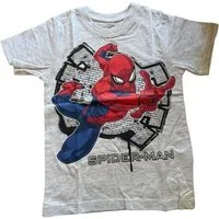 MARVEL T-Shirt Kurzärmliges T-Shirt für Jungen, "Spiderman", Blau oder Grau, Gr.104