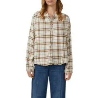 s.Oliver Karobluse mit verspielten Details, Relaxed Fit