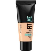 MAYBELLINE NEW YORK Foundation FIT ME! MATTE + PORELESS MAKE-UP, für einen natürlich mattierten Teint, leichte bis mittlere Deckkraft
