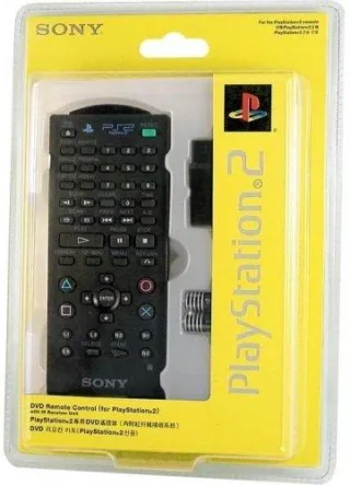 Sony PlayStation 2 DVD Fernbedienung [alte Version inkl. Empfänger] schwarz