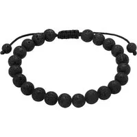 True Rebels Armband TR308 (1-tlg), mit Lavastein