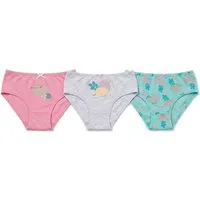 Pusheen Slip Pusheen Mädchen Slips 3er Pack – Unterwäsche aus Baumwolle – Bunt (Set, 3er Pack) 3X Mädchen Schlüpfer Pusheen