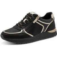Tamaris Plateausneaker Freizeitschuh, Halbschuh, Schnürer mit Kontrastbesätzen und Ziernähten