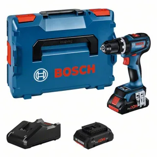 Bosch Akku-Schlagbohrschrauber GSB 18V-90 C, 2 Akku ProCORE18V 4.0Ah, Ladg. und L-BOXX - 06019K6105