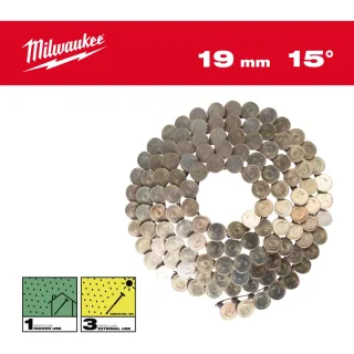 Milwaukee Coilnägel für M18FRCN45 Ringschaft verzinkt 15° - 4932499310