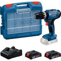 Akku-Schlagbohrschrauber GSB 18V-25 Professional, 18Volt blau/schwarz, 2x Li-Ion Akku 2,0Ah, L-Case Pick & Click