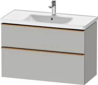 Duravit D-Neo Waschtischunterbau wandhängend Betongrau Matt 984x452x625 mm - DE4356004070000 DE4356004070000