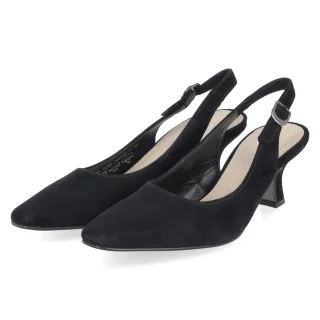 Gabor Slingpumps  Schwarz - Gr. 37 -  Echt Leder