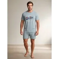 Henry Terre Shorty Pyjama Set Kurz - Paul New York