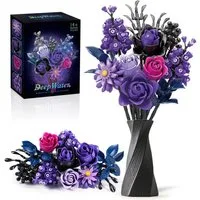 Esun Blumen Rosen für Erwachsene mädchen Spielzeug Flowers Bausteinen Spielbausteine, (SET, 822 St., Komplettset), Geschenk fürFrauen Home Deko für Geburtstag 822St.