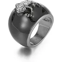 Vivance Fingerring Glamour Crystal Ring "Froschkönig"