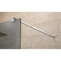 welltime Wandarm Wandhalterung Walk In, (1-tlg., Stabilisierungsstange 65-110 cm, für 5-8 mm Glasstärke)