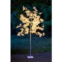 Northpoint LED Baum LED Baum 120 weiße Blüten Warmweiße LEDs Timer integriert