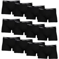 MERISH Boxershorts MERISH Boxershorts Herren 12 Stück S-7XL 218b-Schwarz L XL (Vorteilspack, 12er Pack) S - 7XL