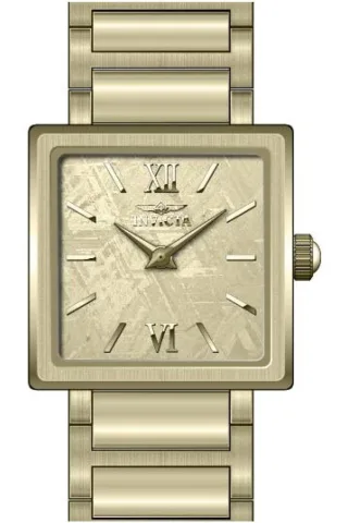 Invicta Angel 50164 Damen Uhr - Quartz Bewegung - Edelstahl mit Goldenem Zifferblatt - 23 mm