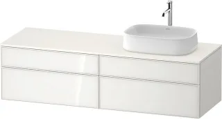 Duravit Zencha Konsolenwaschtischunterbau wandhängend Weiß n/a & Supermatt 1600x550x442 mm - ZE4824R ZE4824R64840000
