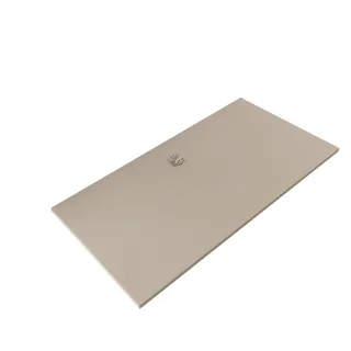 KLUDI-TERRA Duschwanne 90 x 180 H3 cm Abflussabdeckung inklusive Matt Light Dove 09DW23O2