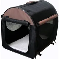 BruKa Tiertransportbox Rex Hundebox Hundetransportbox faltbar Autotransportbox Katzen Hunde, verschieden Farben und Größen erhältlich