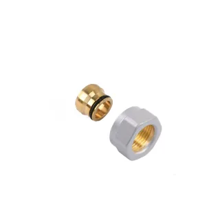Terma Adapter auf Kupfer SC GW M22x1,5-Ø15 , TGAST006, Silber TGAST006