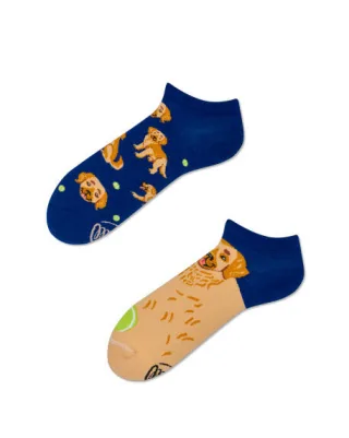 many mornings - Socken - Golden Boy blau/beige - Gr. - 39-42
