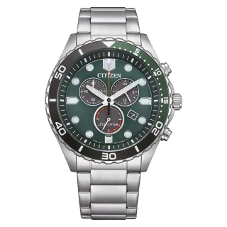 Citizen Of Sporty Aqua Herren Silberuhr AT2561-81X
