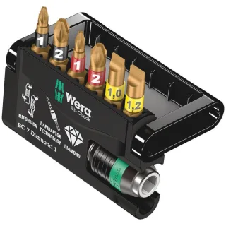 Wera Bit-Check 7 Diamond 1, 7-teilig - 05057416001