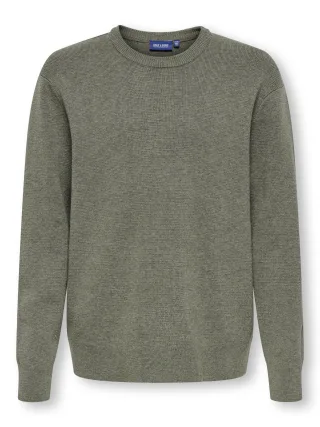KIDS ONLY - OSJTING RLX CREW NECK KNIT Castor Gray - Gr. - 152