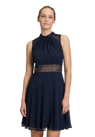 VM by Vera Mont - Kleid gefüttert, kurz night sky - Gr. - 40