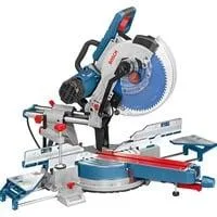 Paneelsäge GCM 12 SDE Professional, Kapp- und Gehrungssäge blau, 1.800 Watt
