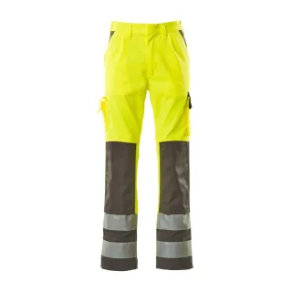 MASCOT Olinda Hose mit Knietaschen SAFE COMPETE Hi-vis Gelb / Anthrazit 45 - 07179-470-17888-90C45