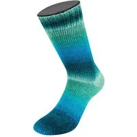 LANA GROSSA Meilenweit 100g Color Mix Soft Häkelwolle, 400 m