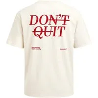 Neverless Oversize-Shirt Herren T-Shirt - Design Don't Quit - Oversized Relaxed Fit Printshirt mit Print