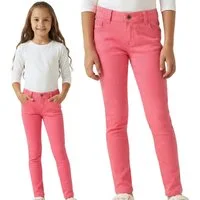 Sarcia.eu Schlupfhose Rosa Slim-Fit-Hose für Mädchen – bequem, aus Baumwolle gefertigt