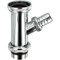 tecuro Siphon Tauchrohr Verstellrohr Ø 32 x 200 mm mit Geräteanschluss Ø 19 mm