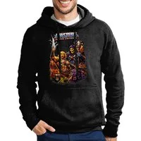 Blondie & Brownie Hoodie Masters of the Universe He Man Retro Hoodie Herren Motiv Rundhals EterniaLegends Kapuzenpullover Classic