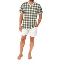 Normann Pyjama Normann Herren kurzarm Schlafanzug Shorty Pyjama - auch in Übergröße