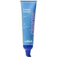 salted. Gesichtsreinigungsgel Klärendes Reinigungsgel Soaked Solution, Porentiefes Reinigungsgel mit PHA, AHA und ALGAKTIVBioSKN
