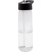 ZOLLNER24 Trinkflasche, BPA-frei, 650 ml, ausklappbares Mundstück mit Strohhalm