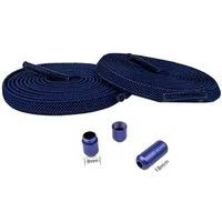 Basicwear Germany Schnürsenkel Elastische flache Schnürsenkel mit Drehverschluss