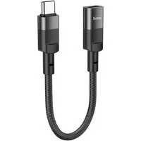hoco. Adapter Typ C auf iPhone -Anschluss 8-polig U107 10cm schwarz USB-Adapter