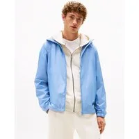Tommy Hilfiger Blouson RWB HOODED JACKET Freizeitjacke, Übergangsjacke elastische Bündchen, wasserabweisend