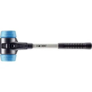 HALDER SIMPLEX - Schonhammer mit verstärktem TE-Gehäuse und Fiberglasstiel, TPE-soft - 3701.080