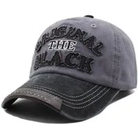 Sporty Baseball Cap Original The Black Vintage Style Used Washed Look Retro Baseballcap vintage Look